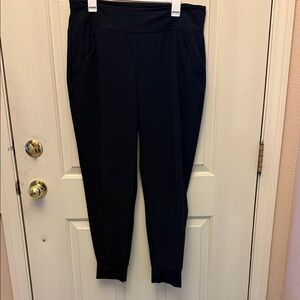 adidas Black Track Joggers with Zip Pockets